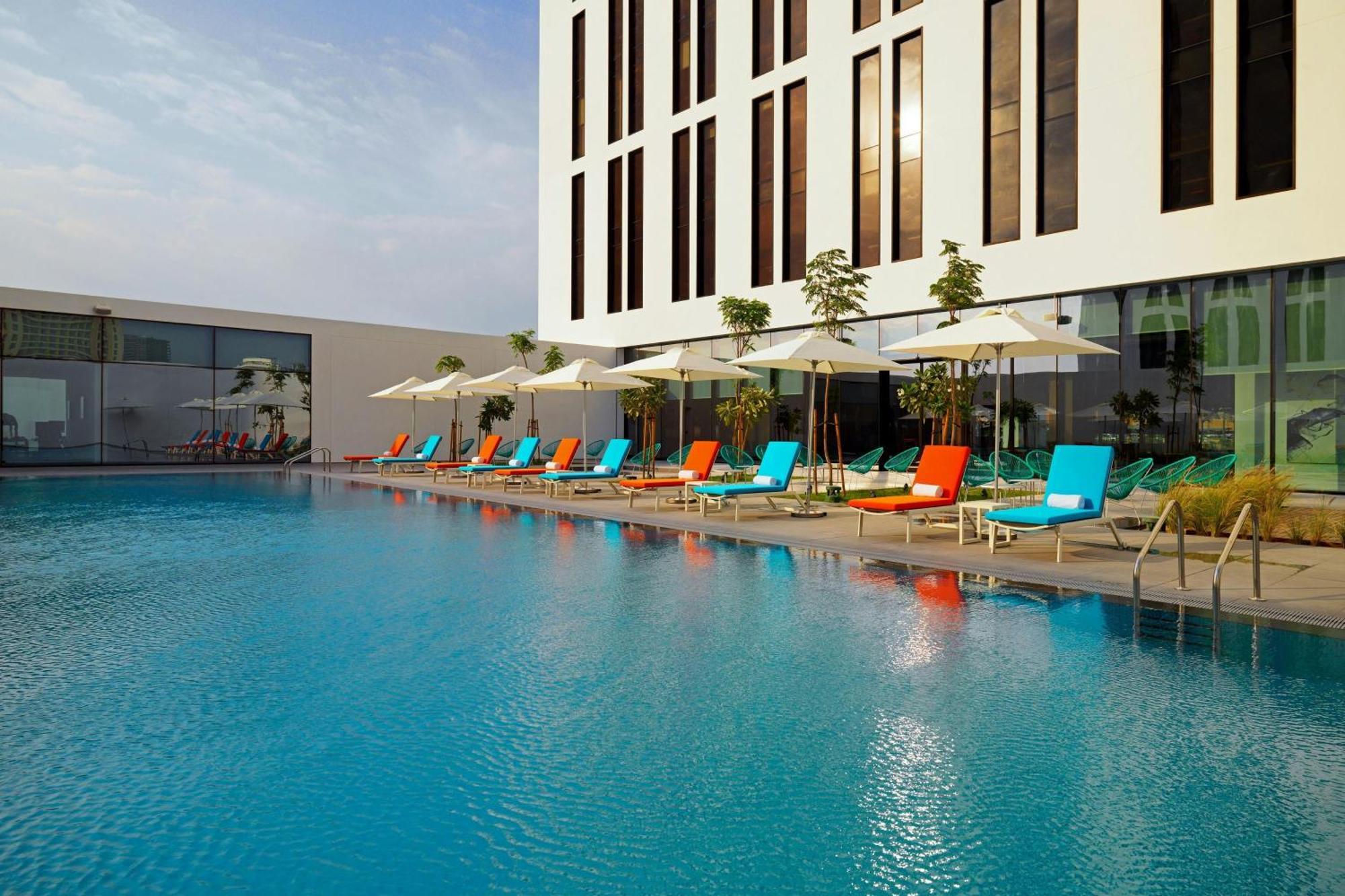 Hotel Aloft Me'Aisam, Dubai Esterno foto